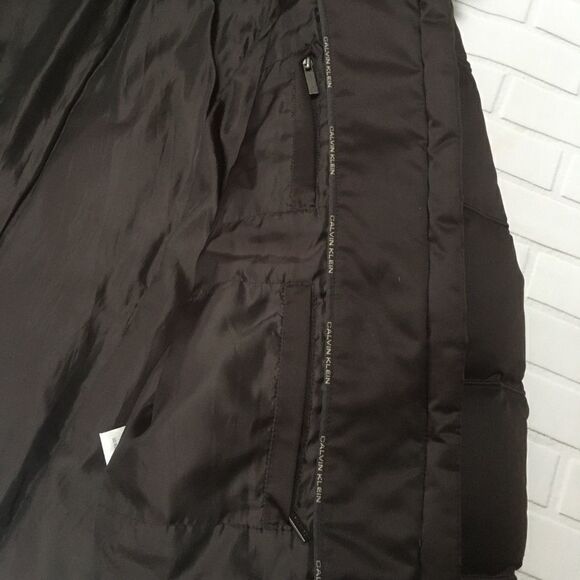 Calvin Klein down puffer jacket with fur collar XS - Picture 6 of 16